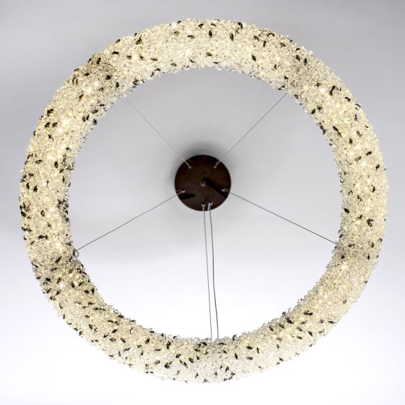 Подвесная светодиодная люстра с пультом управления Modelux MS.6000.800 CR