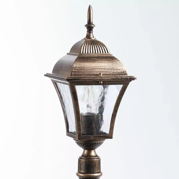 Садово-парковый светильник Feron PL616 11615, Золото, Прозрачный, Металл