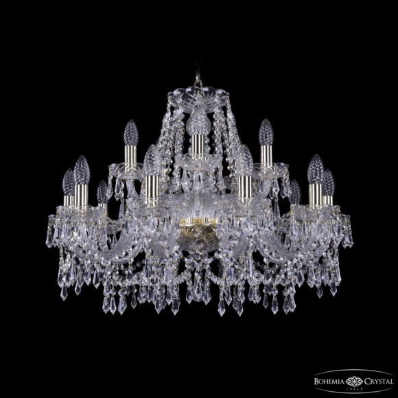 Подвесная люстра Bohemia Ivele Crystal 1403/10+5/240 G