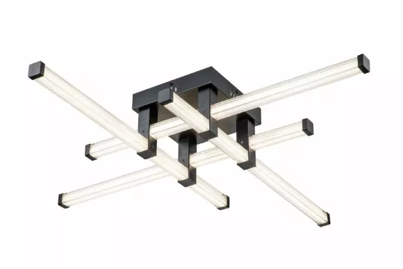 Потолочный светодиодный светильник Stilfort Quadro 4010/02/04C, Черный, Прозрачный, От теплого до холодного