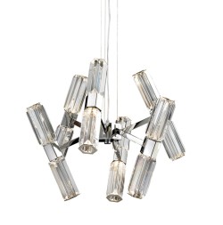 Подвесная светодиодная люстра Delight Collection MD19027016 MD19027016-12B chrome