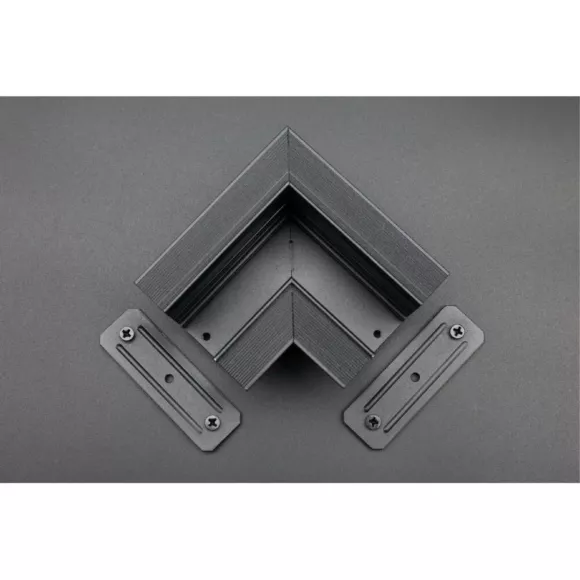 Соединитель угловой плоский встраиваемый Aployt Magnetic track 220 APL.0283.00.01, Черный Соединитель угловой плоский встраиваемый Aployt Magnetic track 220 APL.0283.00.01, Черный