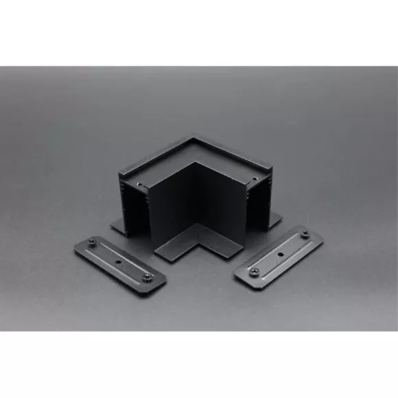 Соединитель угловой плоский встраиваемый Aployt Magnetic track 220 APL.0283.00.01, Черный, Алюминий, Польша, крепление Соединитель угловой плоский встраиваемый Aployt Magnetic track 220 APL.0283.00.01, Черный, Алюминий, Польша, крепление