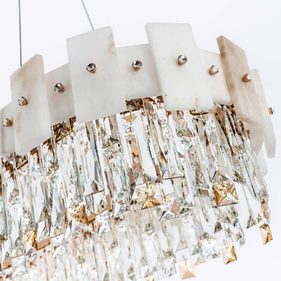 Подвесная светодиодная люстра Modelux ML.6980.900P GD