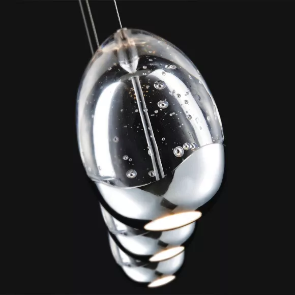 Подвесной светильник DeLight Collection Terrene MD13003023-3A chrome, декоративные элементы крупным планом