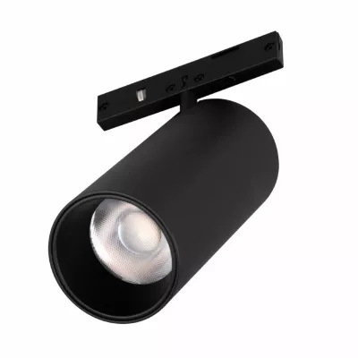 Трековый магнитный светильник Arlight MAG-MICROCOSM-SPOT-R35-5W Warm2700 (BK, 36 deg, 24V) 055468