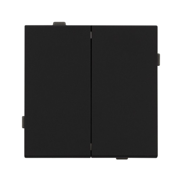 Механизм выключателя двухклавишный непроходной Arlight SWT-TENDO-MK02-SFPL-BK (230V, 10A) 054544