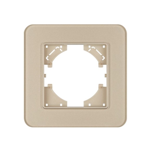 Рамка стеклянная на 1 пост Arlight FRM-OMALI-SFGS-1-GD 049679