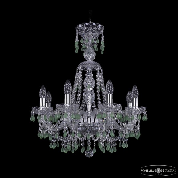 Подвесная люстра Bohemia Ivele Crystal 1410/8/195/XL-66 Ni V5001