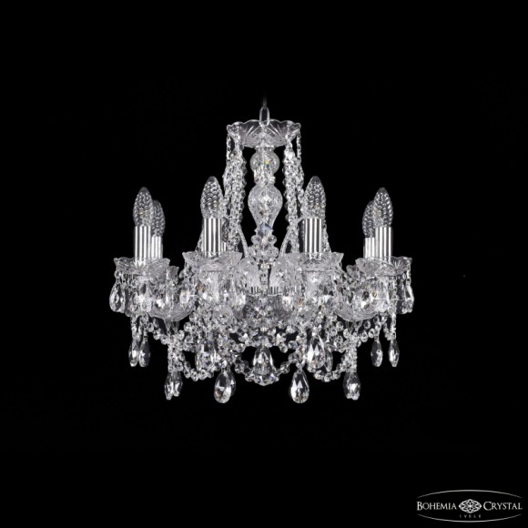 Подвесная люстра Bohemia Ivele Crystal 1411/8/160 Ni