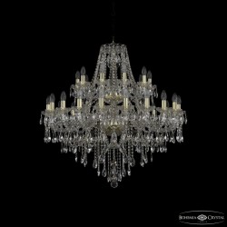 Подвесная люстра Bohemia Ivele Crystal 1415/20+10/360/2d G