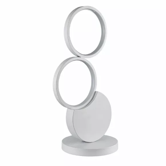 Настольная лампа Escada Lunar 10263/L LED White, Белый, Нейтральный белый, Металл, крупный план основания