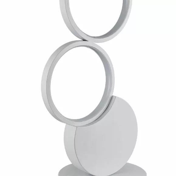 Настольная лампа Escada Lunar 10263/L LED White, Белый, Нейтральный белый, Металл, основание крупным планом