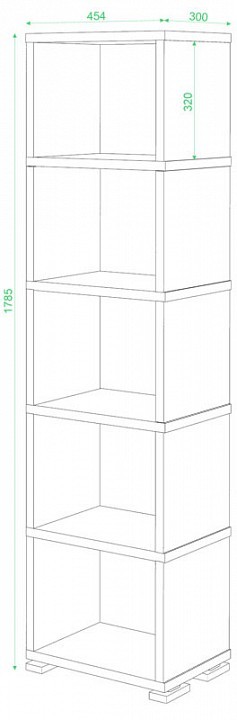 Стеллаж-колонка СБ-15/5 MER_SB-15-5_KSH