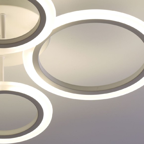 Потолочная светодиодная люстра с пультом управления De Markt Мадлен 424013404