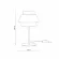 Настольная лампа TK Lighting 16222 Kalum a073047, основание крупным планом