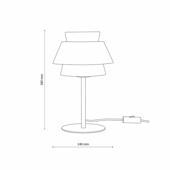 Настольная лампа TK Lighting 16222 Kalum a073047, основание крупным планом Настольная лампа TK Lighting 16222 Kalum a073047, основание крупным планом