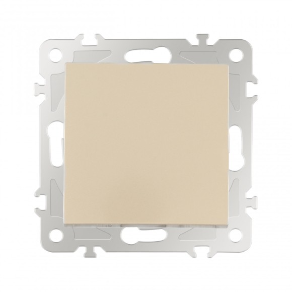 Выключатель одноклавишный Arte Milano 206.30-1.shampan