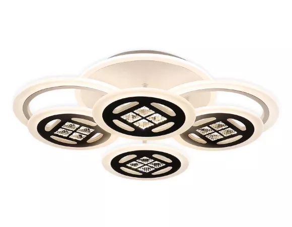 Потолочная светодиодная люстра Ambrella Light Acrylica Ice FA2951, 6400, От теплого до холодного, 80 Потолочная светодиодная люстра Ambrella Light Acrylica Ice FA2951, 6400, От теплого до холодного, 80