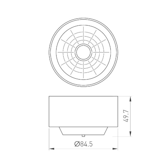 Рефлектор с посадочным кольцом Arlight LGD-REFLECTOR-RING-R85 (WH) 046769