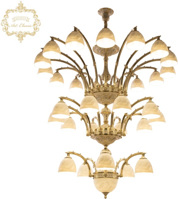 Подвесная люстра Art Classic 31.2111P.5+10+15.420.3d.GW.P1.D.Angel