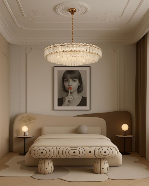 Подвесная люстра Modelux ML.7092.1000 GD