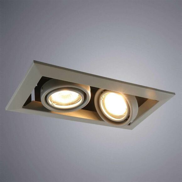 Встраиваемый светильник Arte Lamp Cardani Piccolo A5941PL-2GY Встраиваемый светильник Arte Lamp Cardani Piccolo A5941PL-2GY