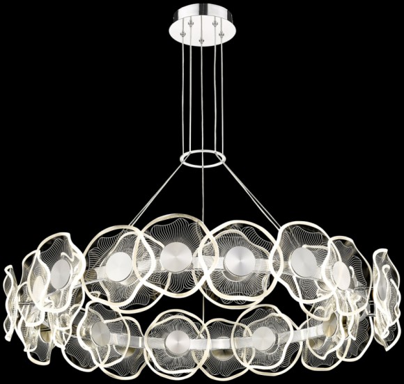 Подвесная светодиодная люстра с пультом управления Wertmark Helena WE453.30.103