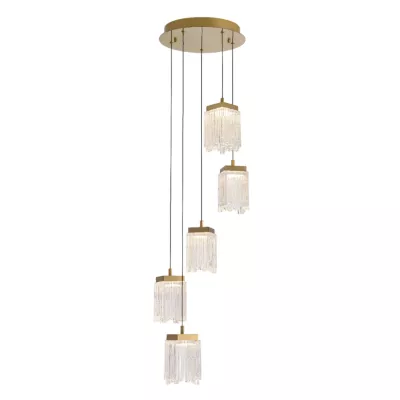Подвесной светильник Delight Collection MD25020403-5A2 Satin gold