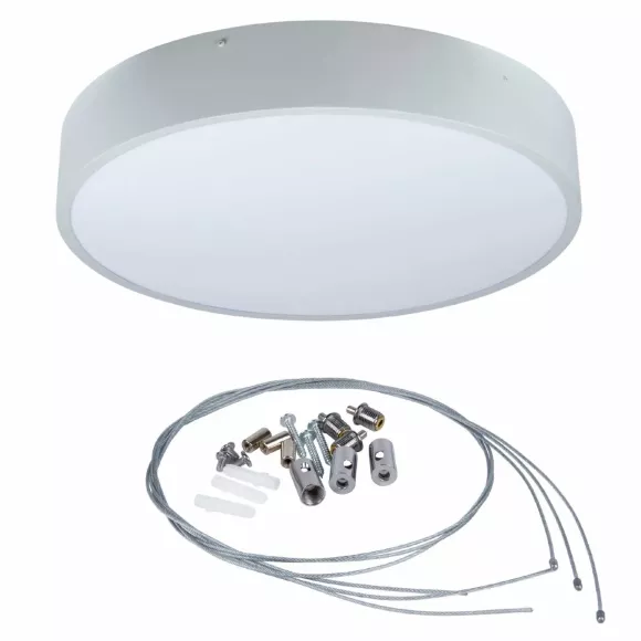 Потолочный светильник Uniel ULO ULO-K40A 60W/4000К/R60 IP40 LIGHT GREY Потолочный светильник Uniel ULO ULO-K40A 60W/4000К/R60 IP40 LIGHT GREY