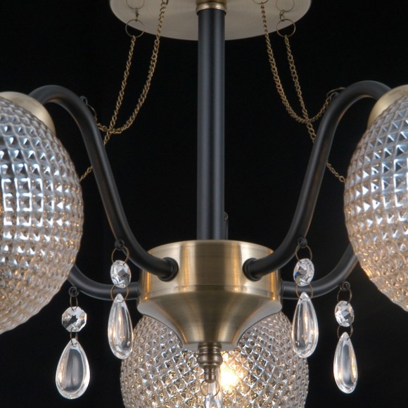 Люстра на штанге Illumico IL0432-5CSQ-29 AB BK