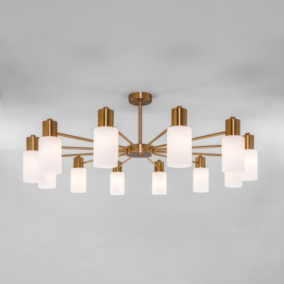Люстра на штанге Eurosvet Vegga 70160/12 латунь Smart a057111