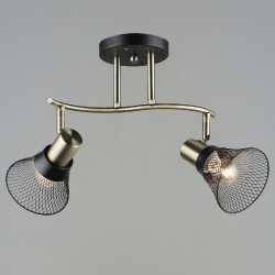 Спот Reluce 06243-0.8-02 AB+BK, E14, 120W, черный