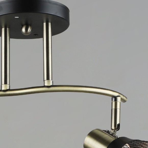 Спот Reluce 06243-0.8-02 AB+BK, E14, 120W, черный