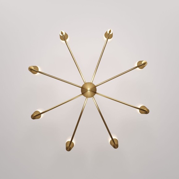 Подвесная люстра Eurosvet 60167/8 латунь a068281