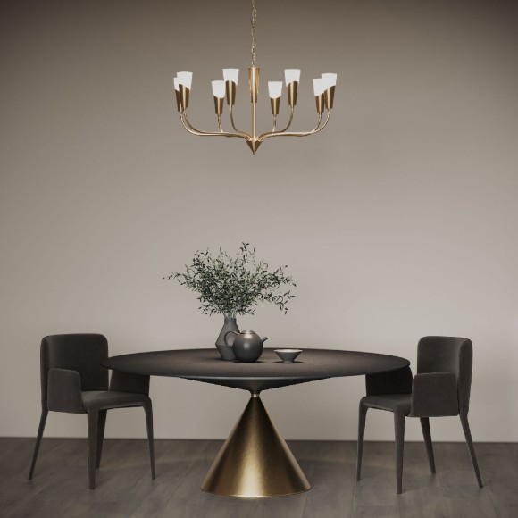 Подвесная люстра Eurosvet 60167/8 латунь a068281