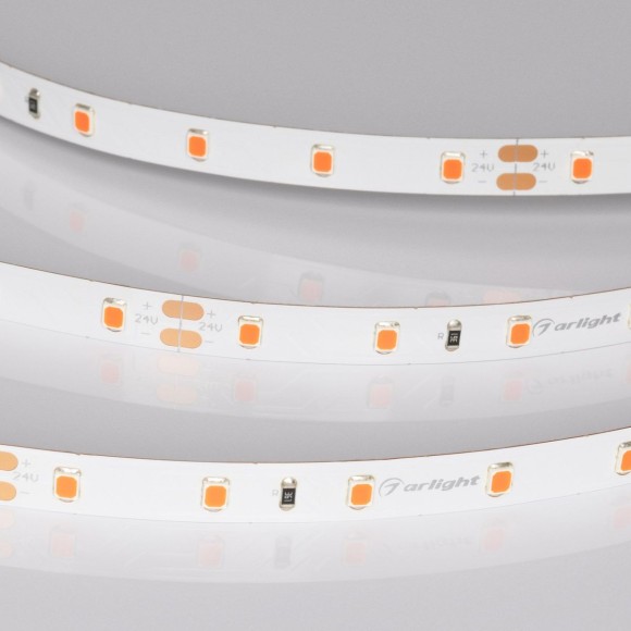 Светодиодная лента Arlight RT-A60-8mm 24V Ruby (4.8 W/m, IP20, 5m) 055374