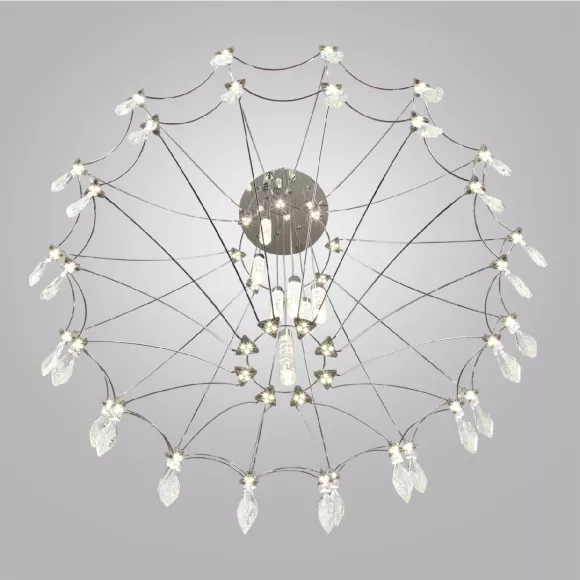 Подвесная люстра Odeon Light Flamenco 6699/51CL, декоративные элементы крупным планом Подвесная люстра Odeon Light Flamenco 6699/51CL, декоративные элементы крупным планом