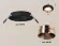 Встраиваемый светильник Ambrella Light Techno Spot XC6513025 (C6513, N6135), Черный, Золото, Металл