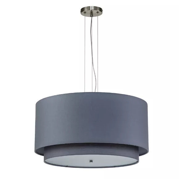 Подвесной светильник Indigo Nebbia 13020/3P Nickel V000353, Никель, Серый, Металл