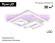 Потолочная люстра Ambrella Light Acrylica Disk FA8531, Белый, Прозрачный, От теплого до холодного