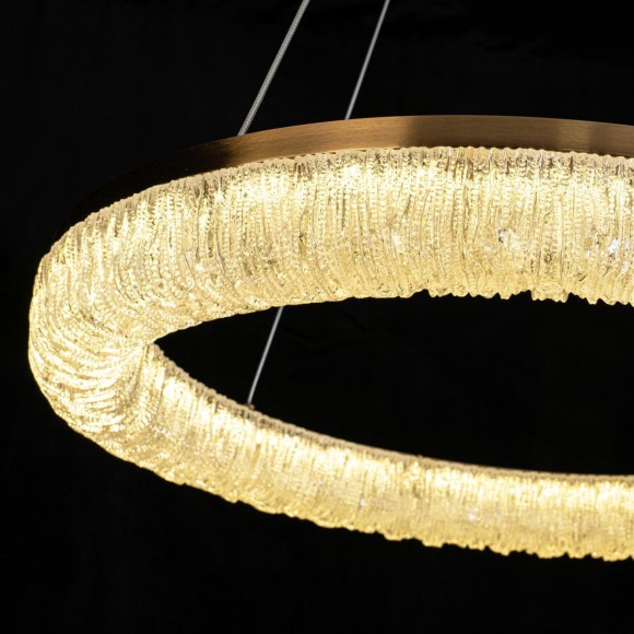 Подвесная светодиодная люстра с пультом управления Modelux MS.9025.600 BS