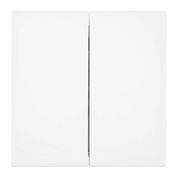 Переключатель 2-клавишный (механизм) Stekker Мия 250В 10А RSW10-3107-01 белая магнолия 50434