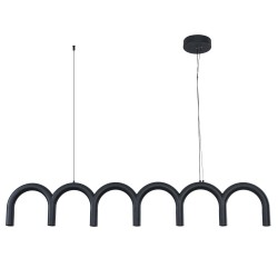 Подвесная светодиодная люстра Arte Lamp Warhol A3258SP-45BK