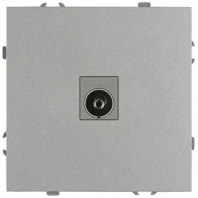Розетка Эра Galaxy 15-3101-03 TV одиночная IP20 алюминий Б0070719