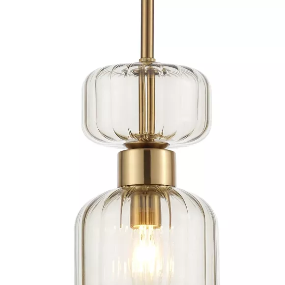 Подвесной светильник Escada Gloss 1141/1S Beige, декоративные элементы крупным планом