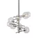 Люстра на штанге Delight Collection Globe Mobile MX19009070-8A chrome