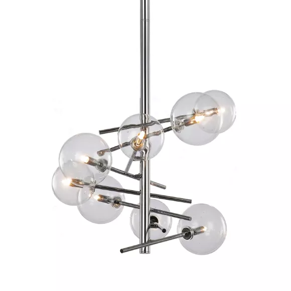 Люстра на штанге Delight Collection Globe Mobile MX19009070-8A chrome Люстра на штанге Delight Collection Globe Mobile MX19009070-8A chrome
