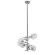 Люстра на штанге Delight Collection Globe Mobile MX19009070-8A chrome, Хром, Прозрачный, Металл