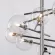 Люстра на штанге Delight Collection Globe Mobile MX19009070-8A chrome, Хром, Прозрачный, Металл, крупный план